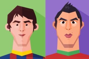 Messi X Cristiano Ronaldo no Facebook