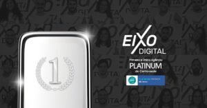 Imagem ilustrativa de selo PLATINUM da Eixo Digital